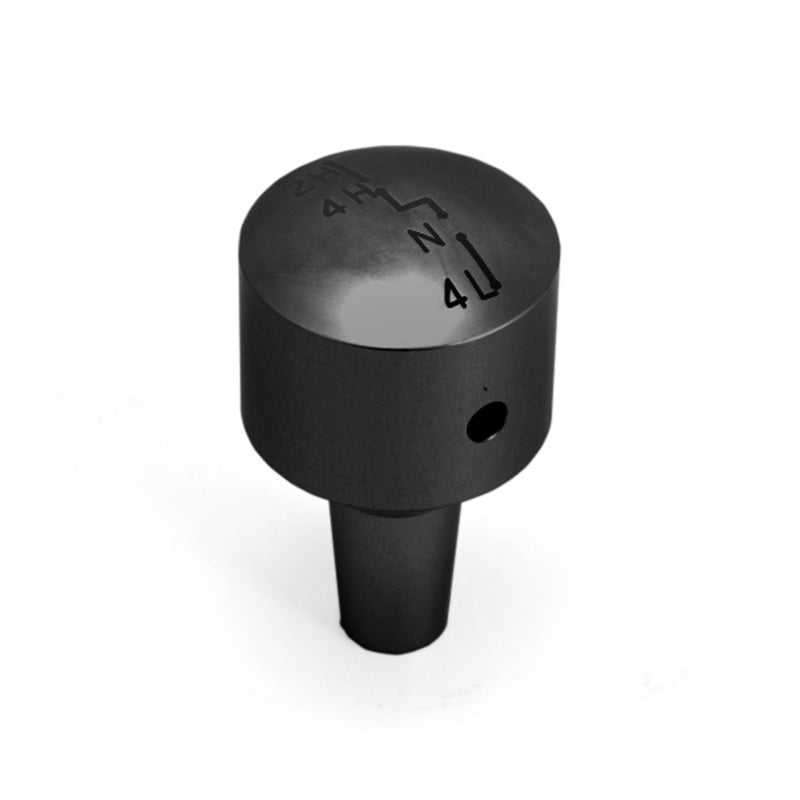 Rugged Ridge Transfer Case Knob Black 07-18 Jeep Wrangler JK - 11422.03 for 2007-2018 Jeep Wrangler - front view