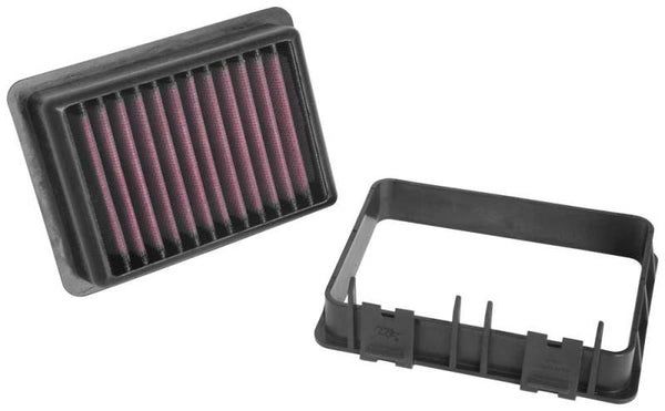 K&N 17-19 KTM 125 Duke 125 / KTM 250 Duke 249 / KTM 390 Duke 373 Replacement Drop In Air Filter - KT-1217 for 2018-2022 Husqv