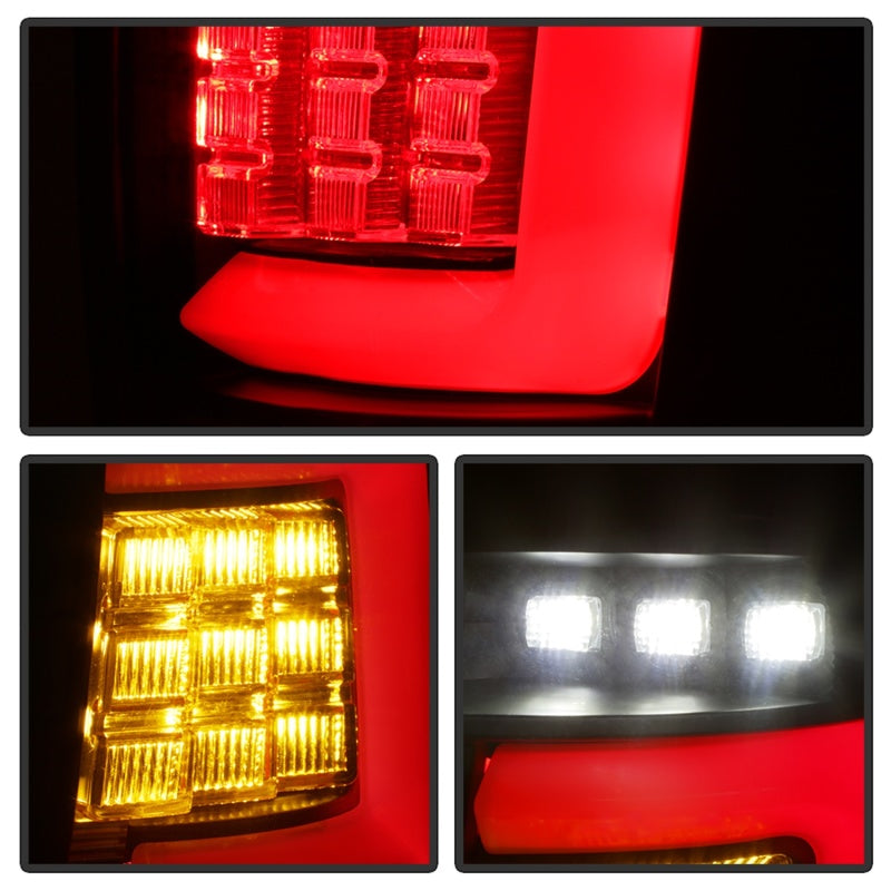 Spyder 99-04 Jeep Grand Cherokee - Light Bar Led Tail Lights - Black - ALT-YD-JGC99V3-BK - 5086143