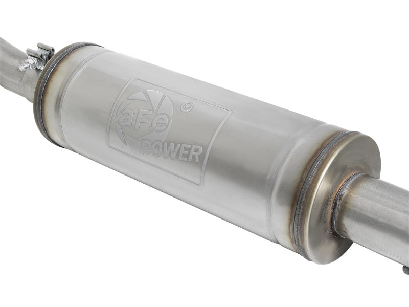 aFe Rock Basher 3in 409 SS Cat-Back Turn-Down Exhaust 12-18 Jeep Wrangler (JK) V6 3.6L/ 07-11 3.8L - 49-48069