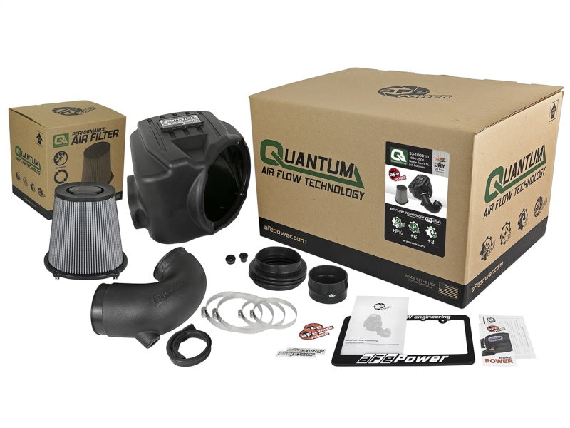 aFe Quantum Pro DRY S Cold Air Intake System 94-02 Dodge Cummins L6-5.9L - Dry - 53-10001D
