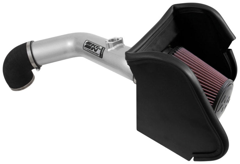 K&amp;N 16-17 Nissan Titan XD V8-5.0L Performance Air Intake Kit - Metal - 77-6017KS