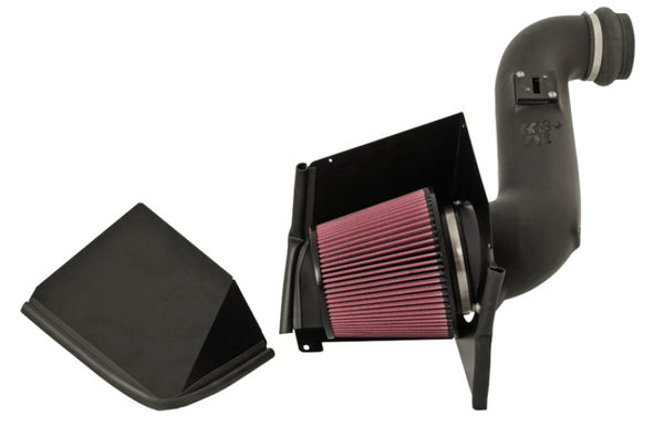 K&N 07-10 Chevy 2500/3500 HD 6.6L-V8 Performance Intake Kit - 57-3066 for 2007-2010 Chevrolet Silverado 2500 - front view