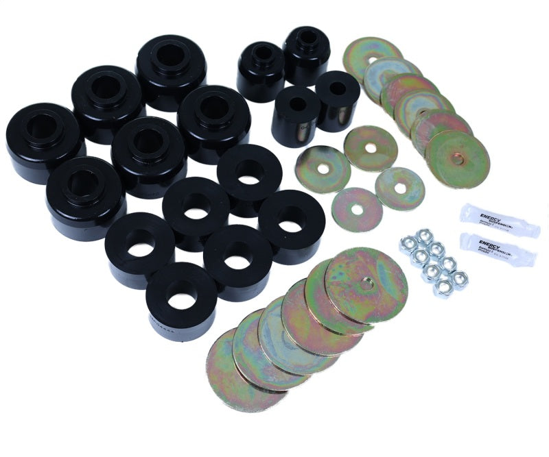 Energy Suspension 03-09 Toyota 4Runner/GX470 / 07-14 FJ Cruiser Black Body Mount Bushing Set - 8.4114G for 2007-2014 Toyota L
