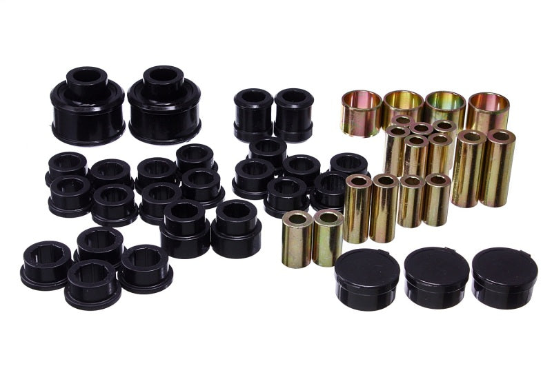 Energy Suspension 05-09 Subaru Legacy Rear Control Arm Bushing Set - Black - 19.3105G for 2005-2009 Subaru Legacy - front vie