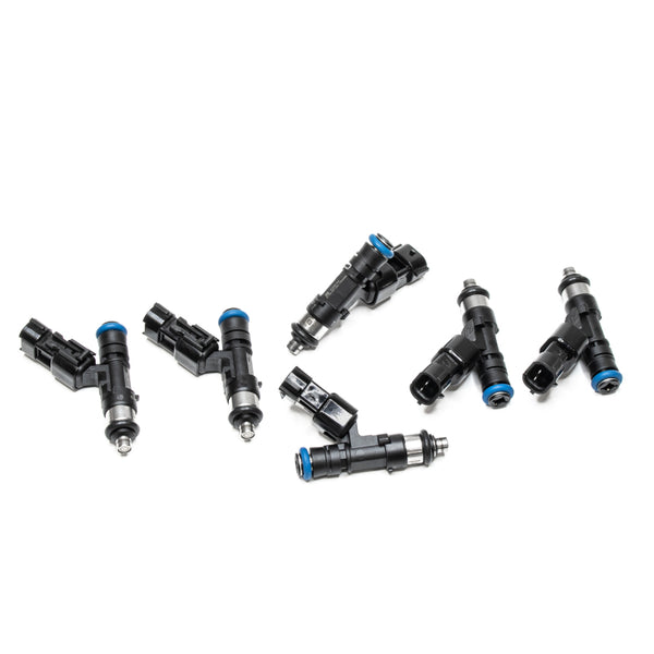 DeatschWerks 03-15 350z/370z G35/G37 04-05 GTI R32 / NEO RB25DET 98-02 440cc Top Feed Injectors - 17U-06-0440-6 for 2003-2013