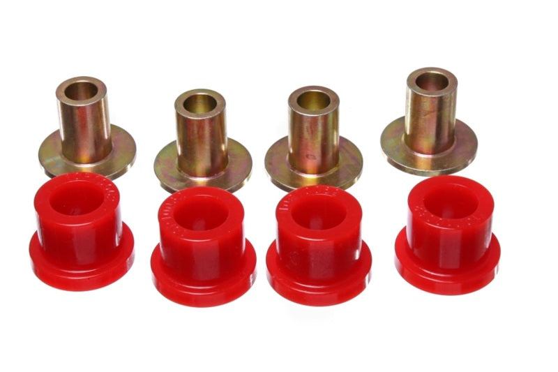 Energy Suspension 07-14 Toyota Tundra Red Rack & Pinion Bushing Set - 8.10107R for 2007-2017 Toyota Tundra - front view