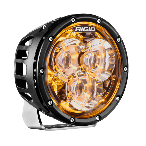 Rigid Industries 360-Series Laser 6in Amber Backlight - 36211 by Rigid Industries - front view