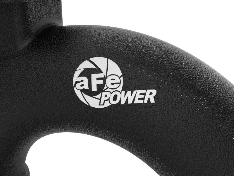 AFE 18-22 Kia Stinger V6-3.3L BladeRunner Alum Hot/Cold Charge Pipe Kit Black - 46-20504-B