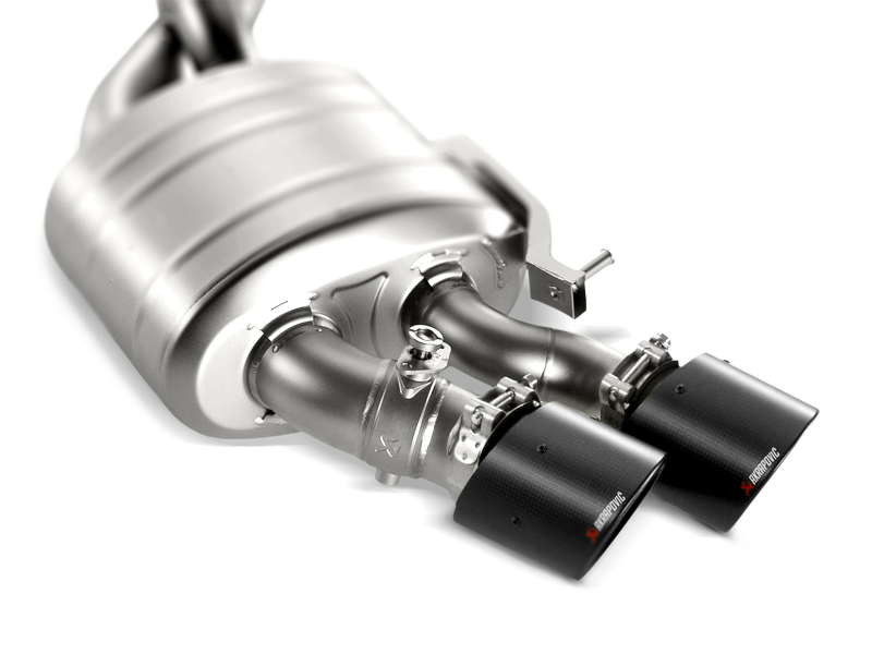 Akrapovic 13-17 Audi S6 Avant/Limousine (C7) Evolution Line Cat Back (Titanium) w/ Carbon Tips - S-AU/TI/6H