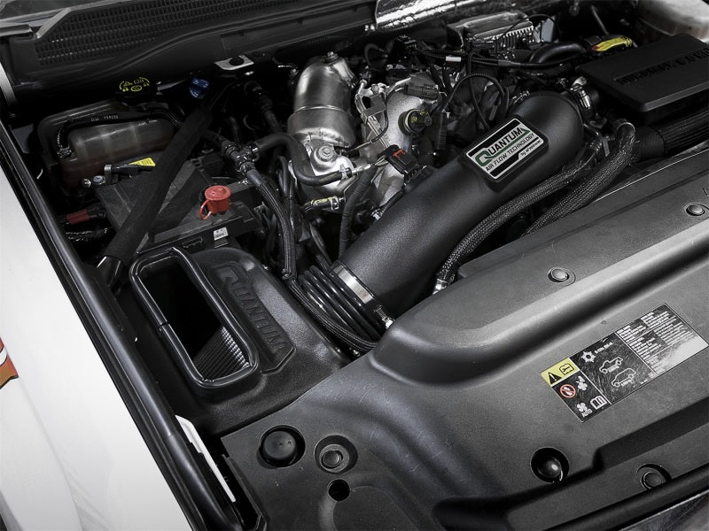 aFe Quantum Pro DRY S Cold Air Intake System 17-18 GM/Chevy Duramax V8-6.6L L5P - Dry - 53-10007D