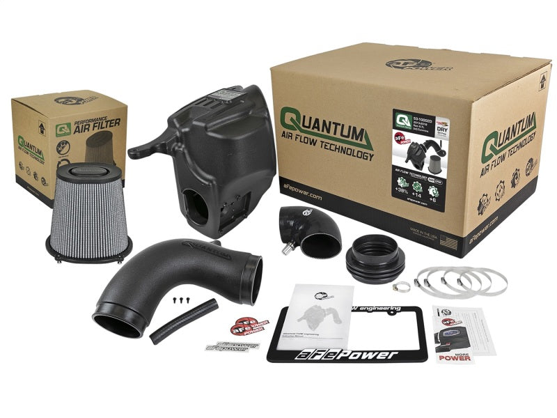 aFe Quantum Pro DRY S Cold Air Intake System 13-18 Dodge Cummins L6-6.7L - Dry - 53-10002D