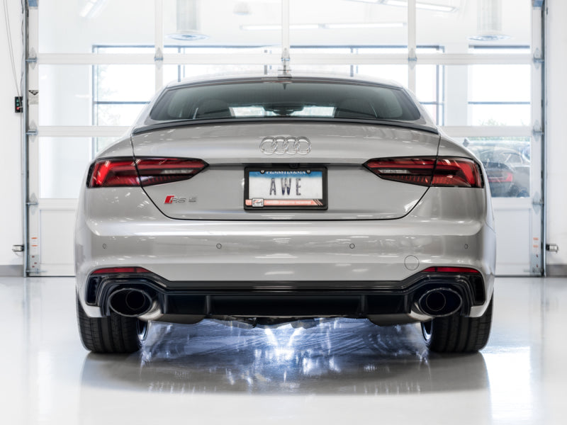 AWE Tuning Audi B9 RS5 Touring Edition Exhaust - w/ Diamond Black RS Tips - 3015-33108
