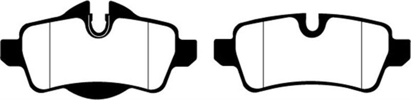 EBC 07-14 Mini Hardtop 1.6 Yellowstuff Rear Brake Pads - DP41931R