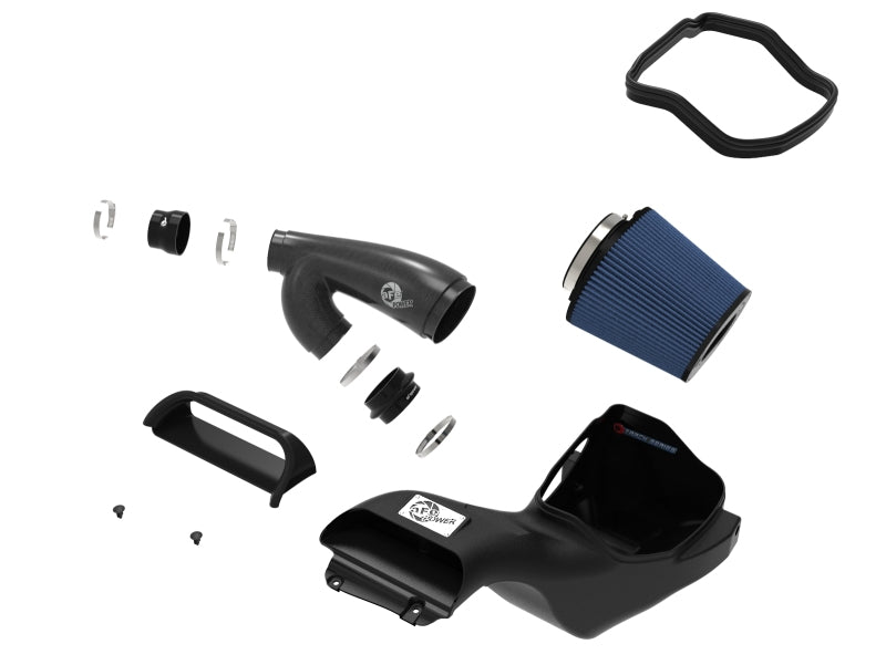 aFe 17-20 Ford F-150/Raptor Track Series Carbon Fiber Cold Air Intake System With Pro 5R Filters - 57-10010R