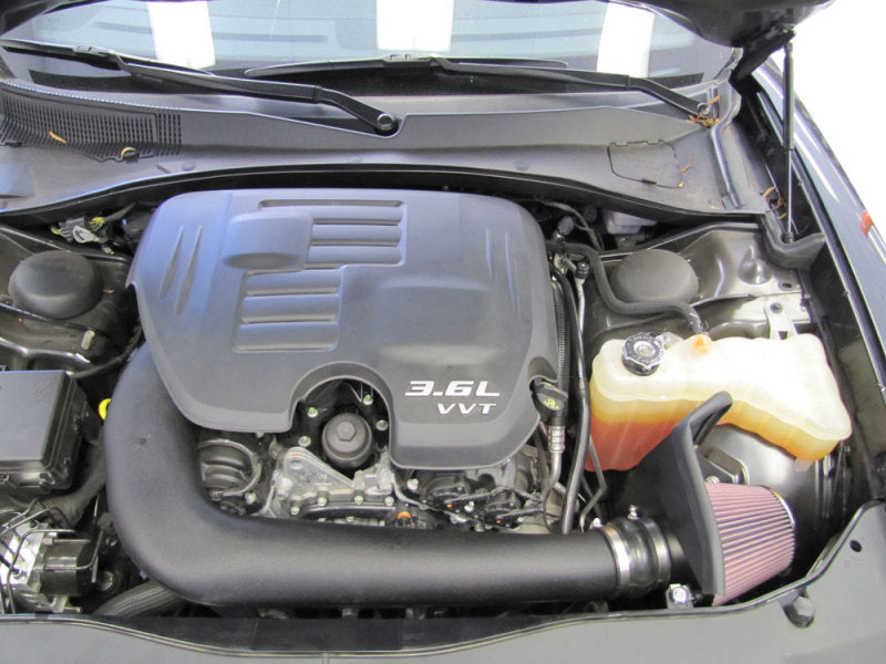K&N 11-14 Dodge Charger 3.6L V6 Performance Intake - 57-1564 for 2011-2019 Dodge Challenger - detail view