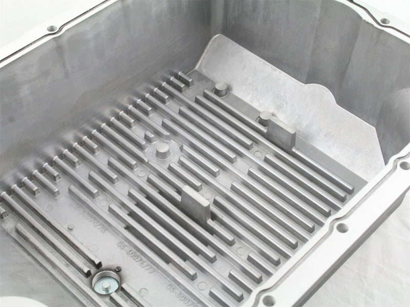 afe Transmission Pan (Black); Ford Diesel Trucks 03-10 V8-6.0/6.4L (td) - 46-70122-1