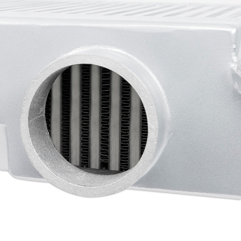 Mishimoto Subaru 08-15 WRX STi Top-Mount Intercooler Kit - Powder Coated Silver &amp; Black Hoses - MMTMIC-STI-08SLBK