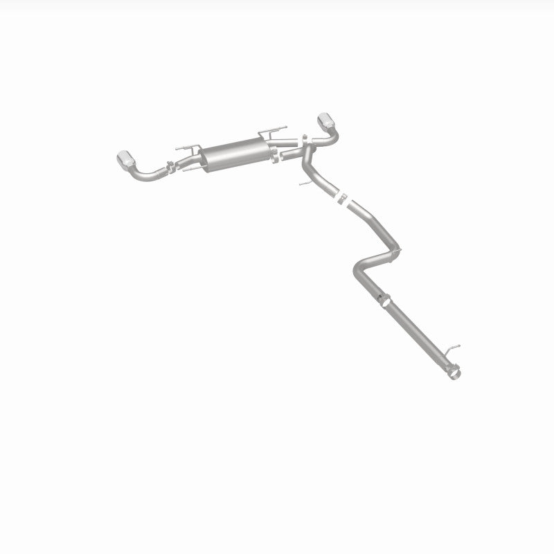 MagnaFlow 10-12 Mazda 3 L4 2.5L Hatchback Split Rear Exit Stainless Cat Back Performance Exhaust - 15146