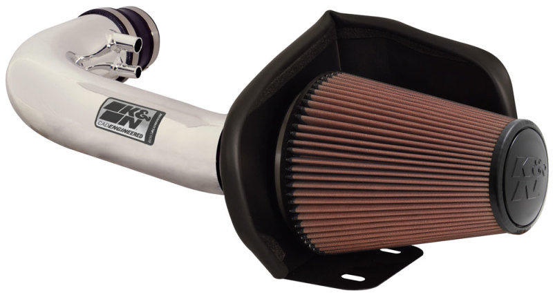 K&N 97-04 Ford F-150 V8-4.6L/5.4L High Flow Performance Kit - 77-2514KP for 1997-2004 Ford Expedition - front view