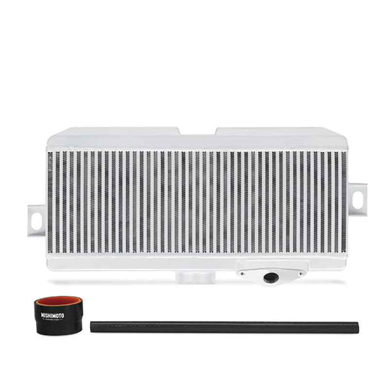 Mishimoto Subaru 08-15 WRX STi Top-Mount Intercooler Kit - Powder Coated Silver &amp; Black Hoses - MMTMIC-STI-08SLBK
