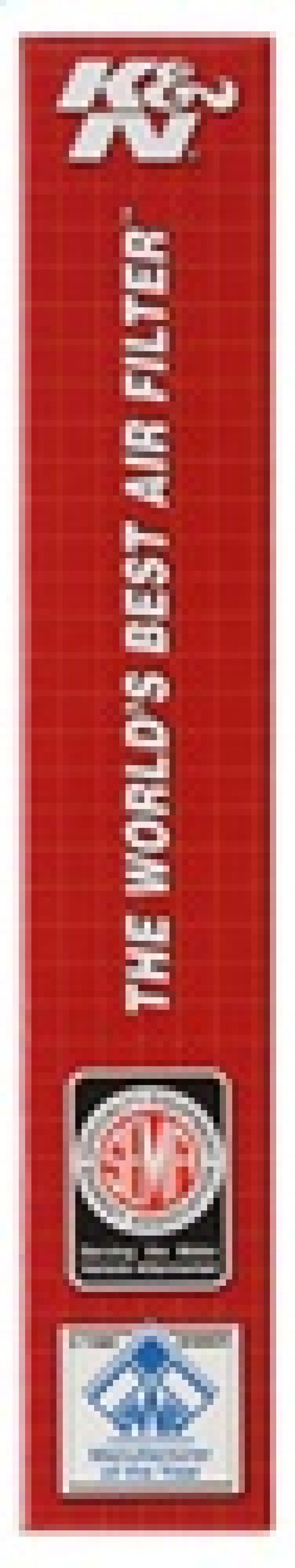 K&N Replacement Panel Air Filter for 2014-2015 Infiniti Q50 3.5L/3.7L V6 (2 Required) - 33-5014