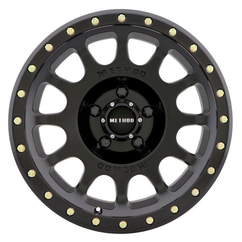 Method MR305 NV 17x8.5 0mm Offset 5x5.5 108mm CB Matte Black Wheel - MR30578555500