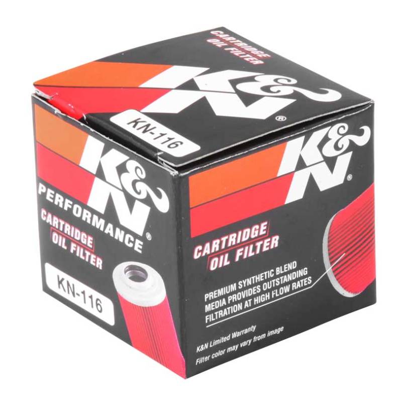 K&N Honda/Husqvarna 1.625in OD x .438in ID x 1.406in H Oil Filter - KN-116 for 2002-2023 Honda CRF450R - additional view