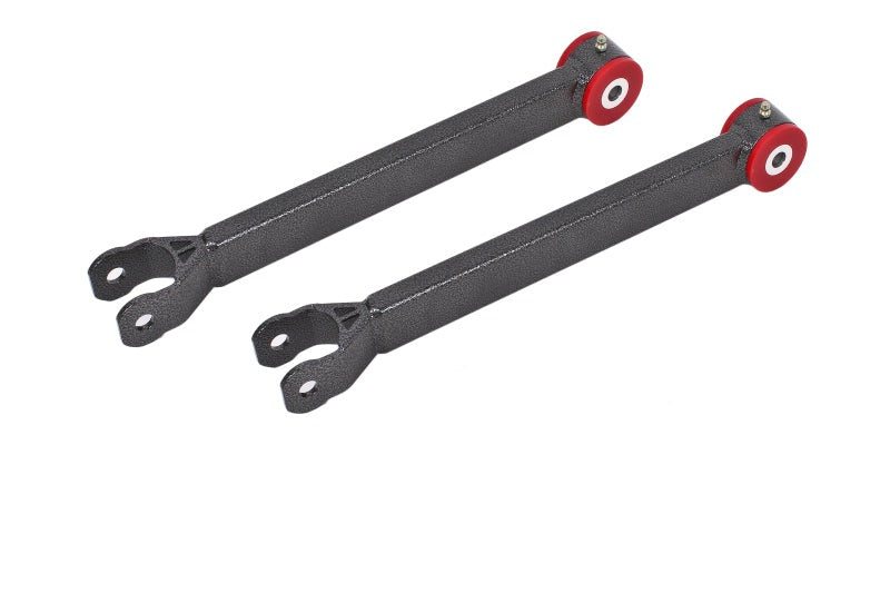 BMR 08-17 Challenger Non-Adj. Lower Trailing Arms (Polyurethane) - Black Hammertone - LTA110H for 2008-2020 Dodge Challenger 