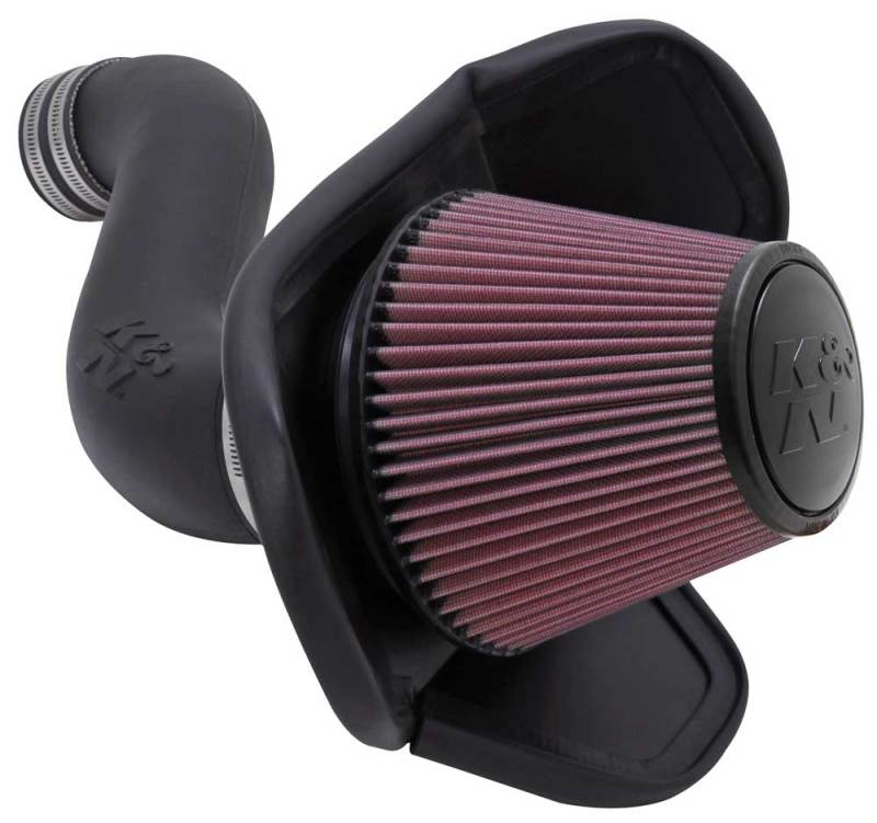 K&N 05 Dodge Magnum / Chrysler 300 V6-3.5L Performance Intake Kit - 57-1543 for 2006-2010 Dodge Charger - front view