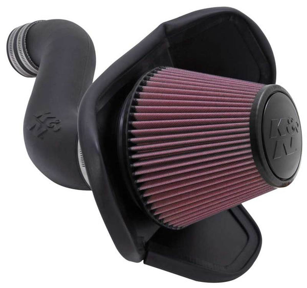 K&N 05 Dodge Magnum / Chrysler 300 V6-3.5L Performance Intake Kit - 57-1543 for 2006-2010 Dodge Charger - front view