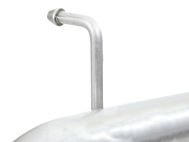aFe Rebel Series 2.5in 409 SS Axle-Back Exhaust Polished 07-18 Jeep Wrangler (JK) V6-3.6L/3.8L - 49-48086-P