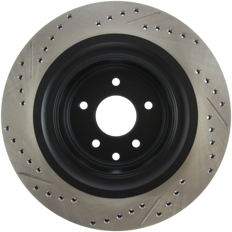 StopTech Infiniti G37 / Nissan 370Z SportStop Slotted &amp; Drilled Rear Left Rotor - 127.42101L