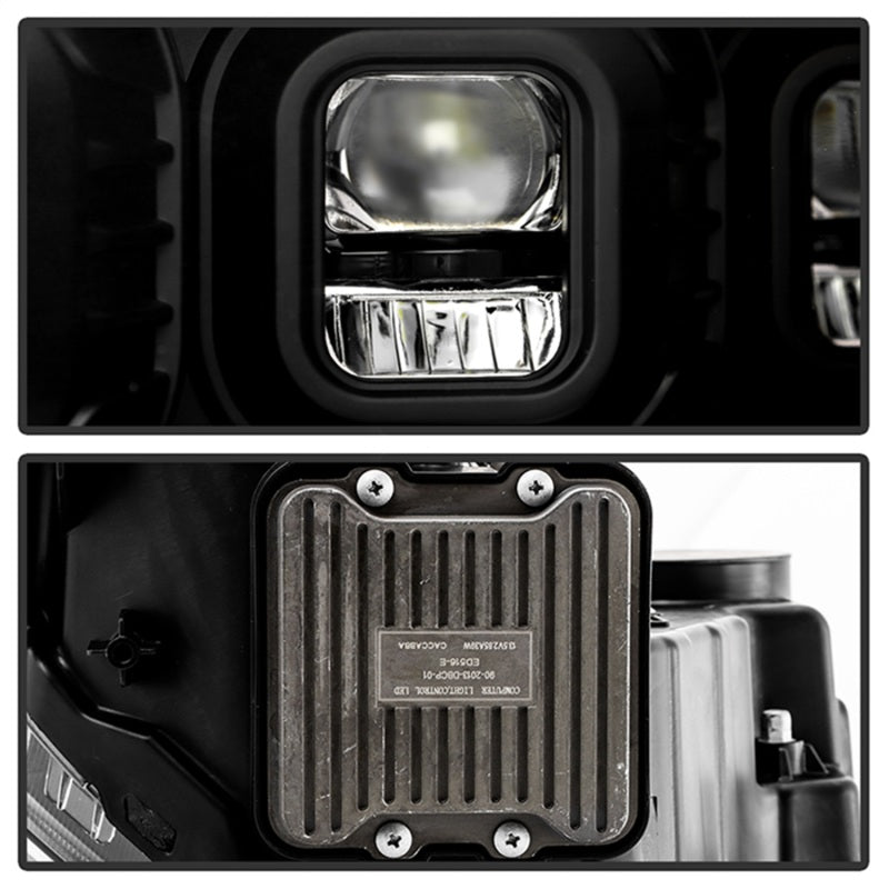 Spyder 19-22 Dodge Ram 2500/3500 (Halogen Model Only) Proj. Headlights (PRO-YD-DR19HDHALAP-SEQ-BK) - 5088604