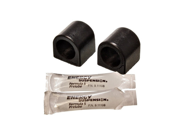 Energy Suspension 87-92 Toyota Supra Black 23mm Rear Sway Bar Bushing Set - 8.5134G for 1987-1992 Toyota Supra - front view