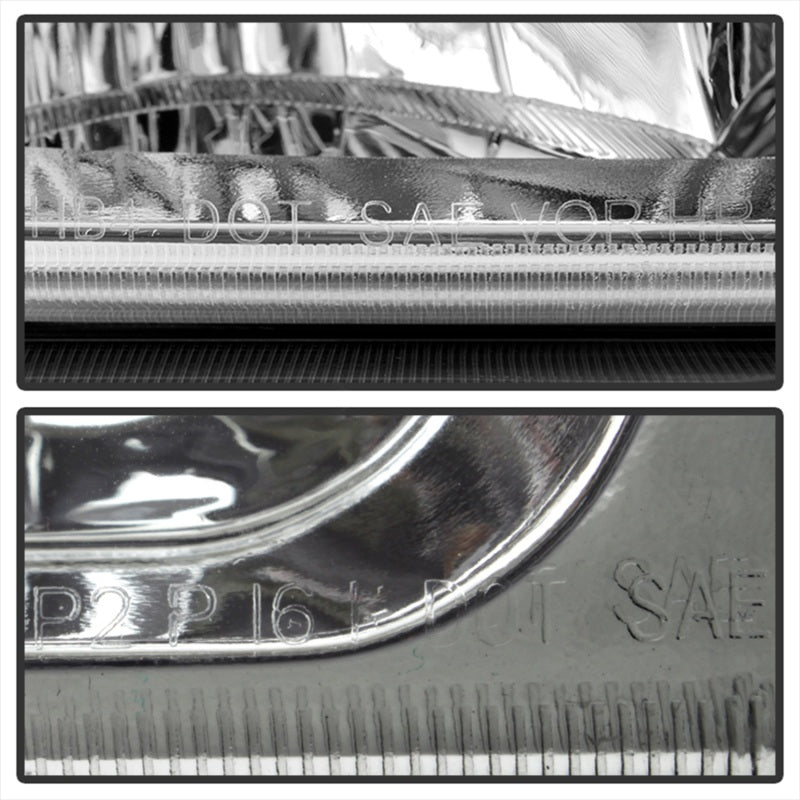 Xtune Chevy Silverado 2500HD 03-06 Crystal Headlights w/ Bumper Lights Chrome HD-JH-CSIL03-AM-C-SET - 5064912