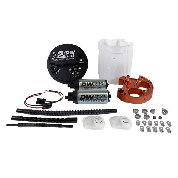 DeatschWerks 08-21 Subaru WRX/STI X2 Series Fuel Pump Module w/ Dual DW300 Pumps - 9-301-7050 for 2008-2018 Subaru Forester