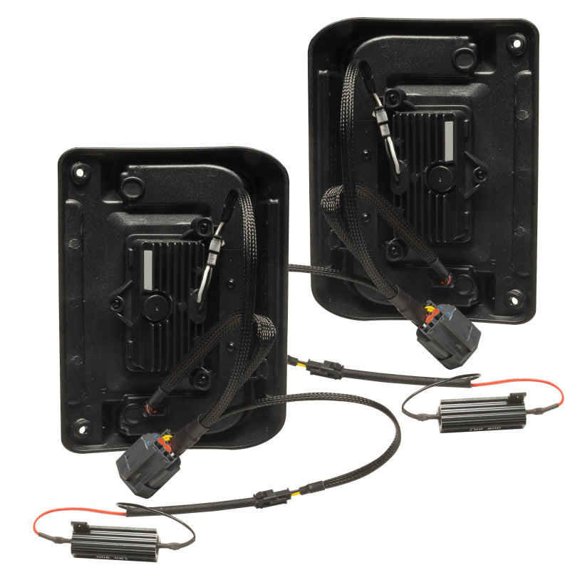 Oracle 07-17 Jeep Wrangler JK Flush Mount LED Tail Lights - Tinted - 5891-504-T