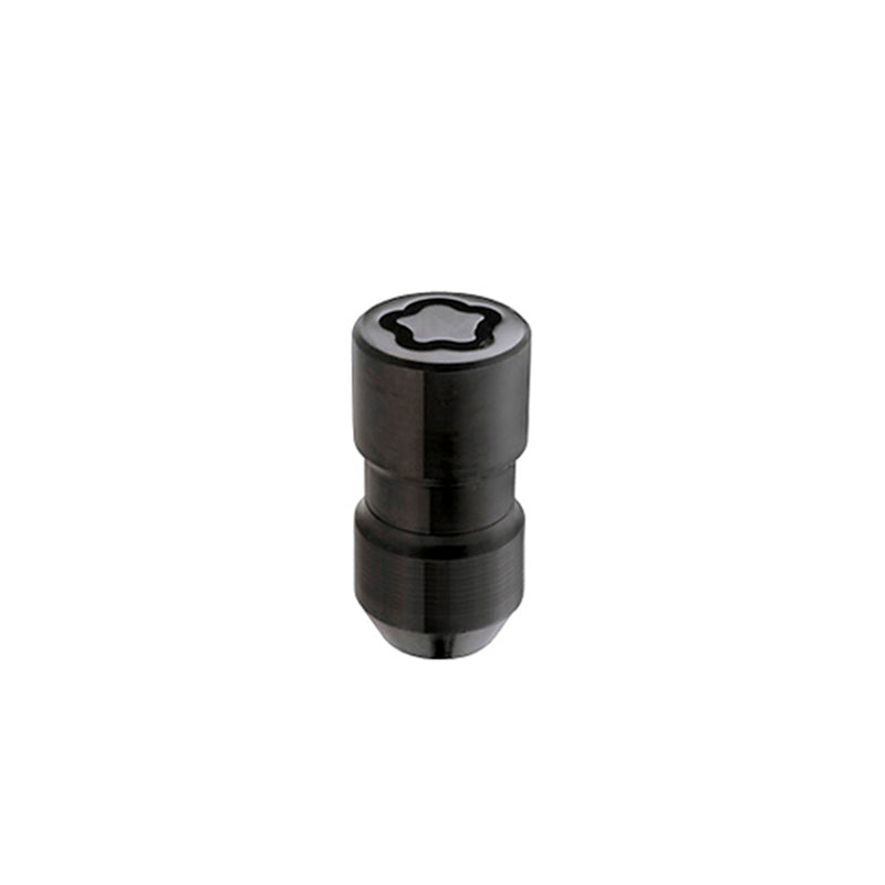 McGard Wheel Lock Nut Set - 4pk. (Cone Seat) M14X1.5 / 21mm &amp; 22mm Dual Hex / 1.639in. L - Black - 24216