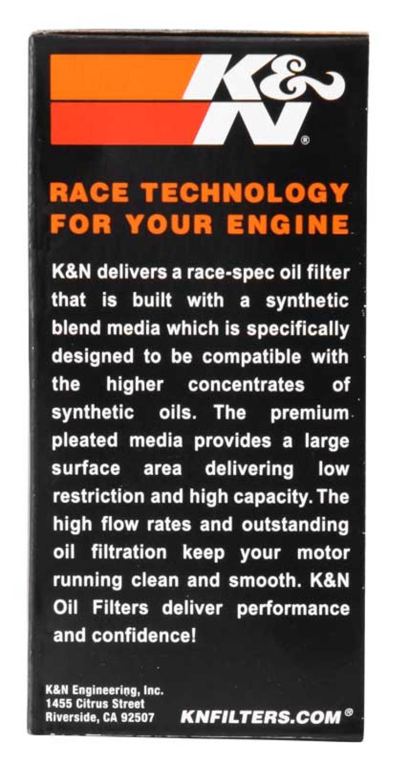 K&amp;N 1.313in OD x 3.438in H Oil Filter - KN-652