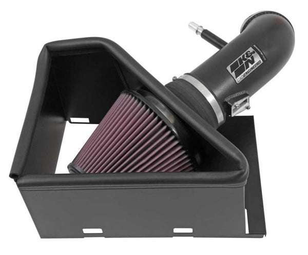K&N 14-15 Ram 2500/3500 6.4L V8 High Flow Performance Intake Kit - 77-1568KTK for 2014-2018 Ram 2500 - front view