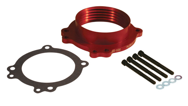 Airaid 08-12 Dodge Ram 4.7L PowerAid TB Spacer - 300-626 for 2008-2010 Dodge Ram 1500 - front view