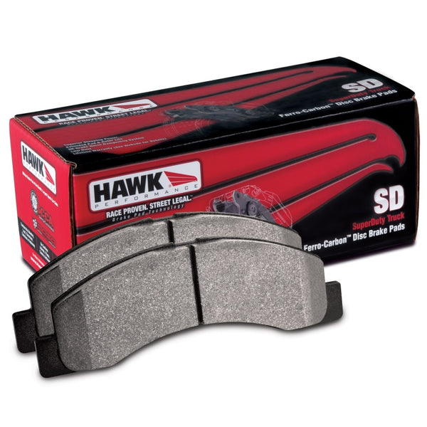 Hawk Super Duty Street Brake Pads - HB490P.665 for 1998-2019 Toyota Tacoma - front view