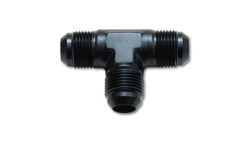 Vibrant -12AN Flare Tee Adapter Fitting - Aluminum - 10485