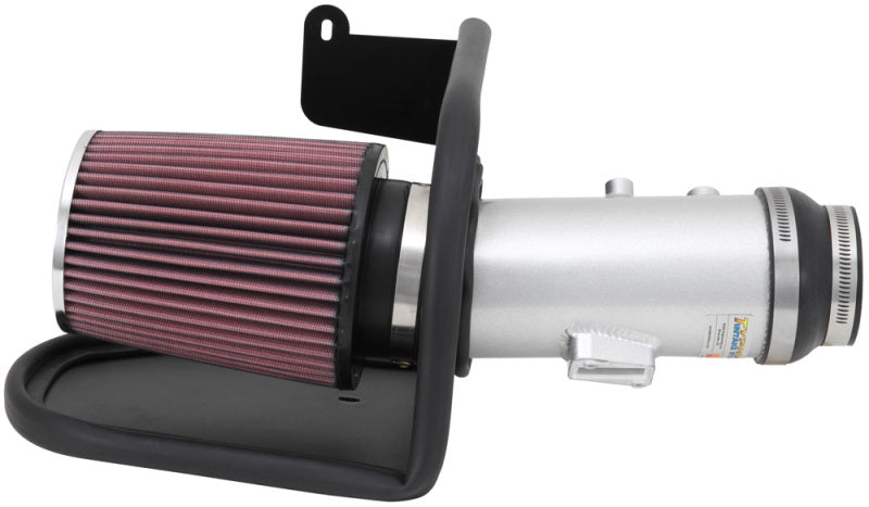 K&amp;N 13-14 Honda Accord 3.5L V6 69 Series Typhoon Air Intake System - Silver Cold Air Intake Kit - 69-1212TS