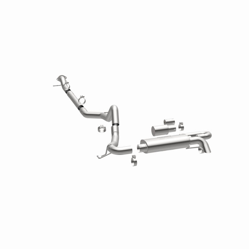 MagnaFlow 2021 Ford Bronco Overland Series Cat-Back Exhaust w/ Single Straight Driver Exit- No Tip - 19559