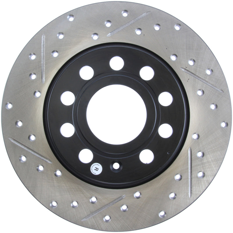 StopTech Slotted &amp; Drilled Sport Brake Rotor - 127.33131R
