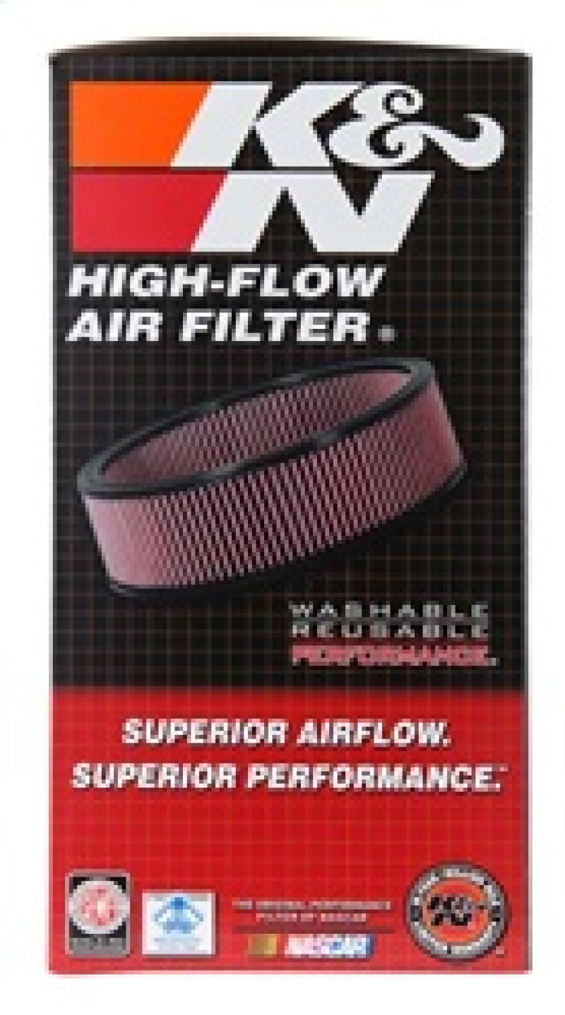 K&N Replacement Air Filter for 08-13 Audi R8 4.2L V8 - E-0668 for 2008-2015 Audi R8 - front view