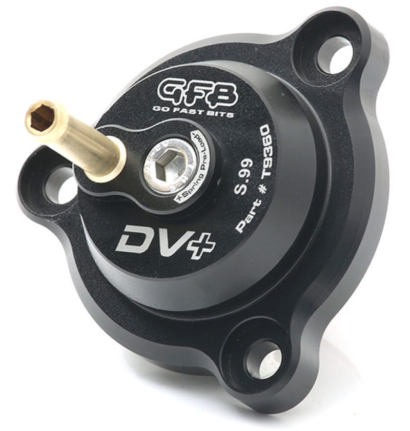 GFB Diverter Valve DV+ 16-18 Ford Focus RS - T9360 for 2016-2018 Ford Focus RS - angle view