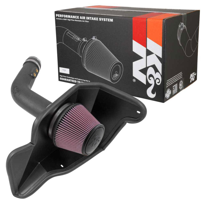 K&amp;N 15-17 Ford Mustang 3.7L V6 F/I Performance Intake Kit - 57-2594